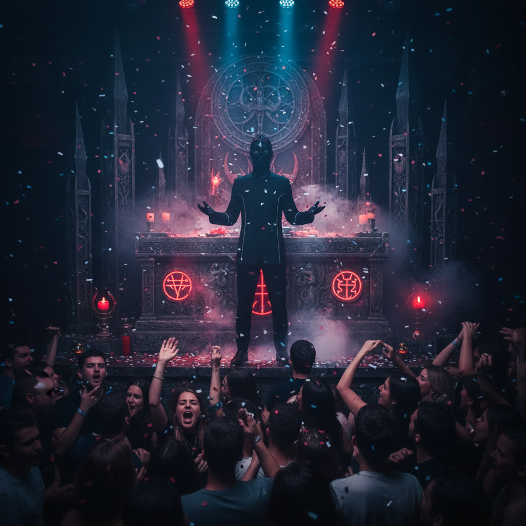 On stage